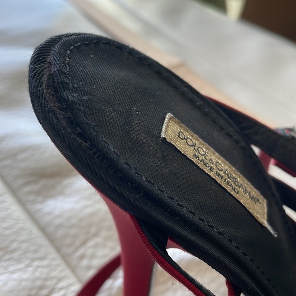 Red Dolce and Gabbana Heels Size 39.5 - Picture 5 of 14
